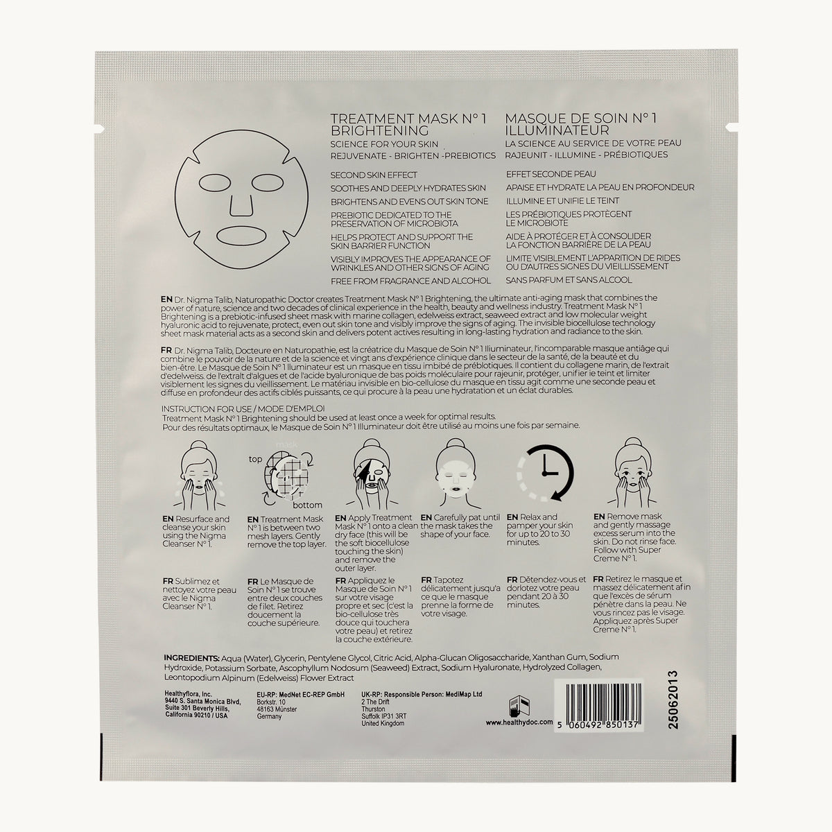 Treatment Mask No. 1 (box with 10 sachets)