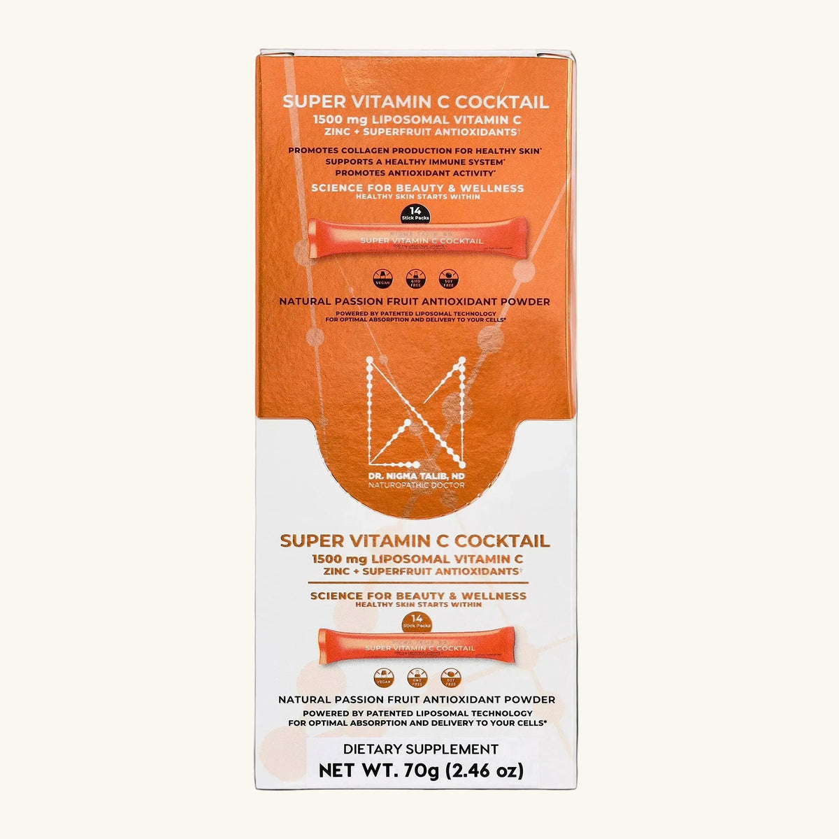Super Vitamin C Cocktail - 14 sachets in a box (US Variant)